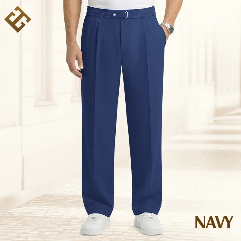 Flexible Straight Fit Smart Comfort Pants