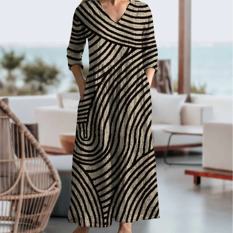 Vintage Striped Dress