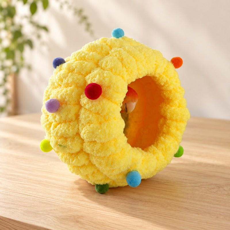 Cozy Plush Bird Nest