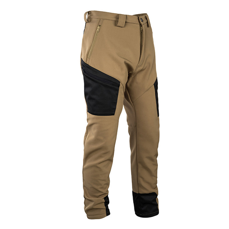 Men's Softshell Waterproof Outdoor Cargo Trousers for Winter