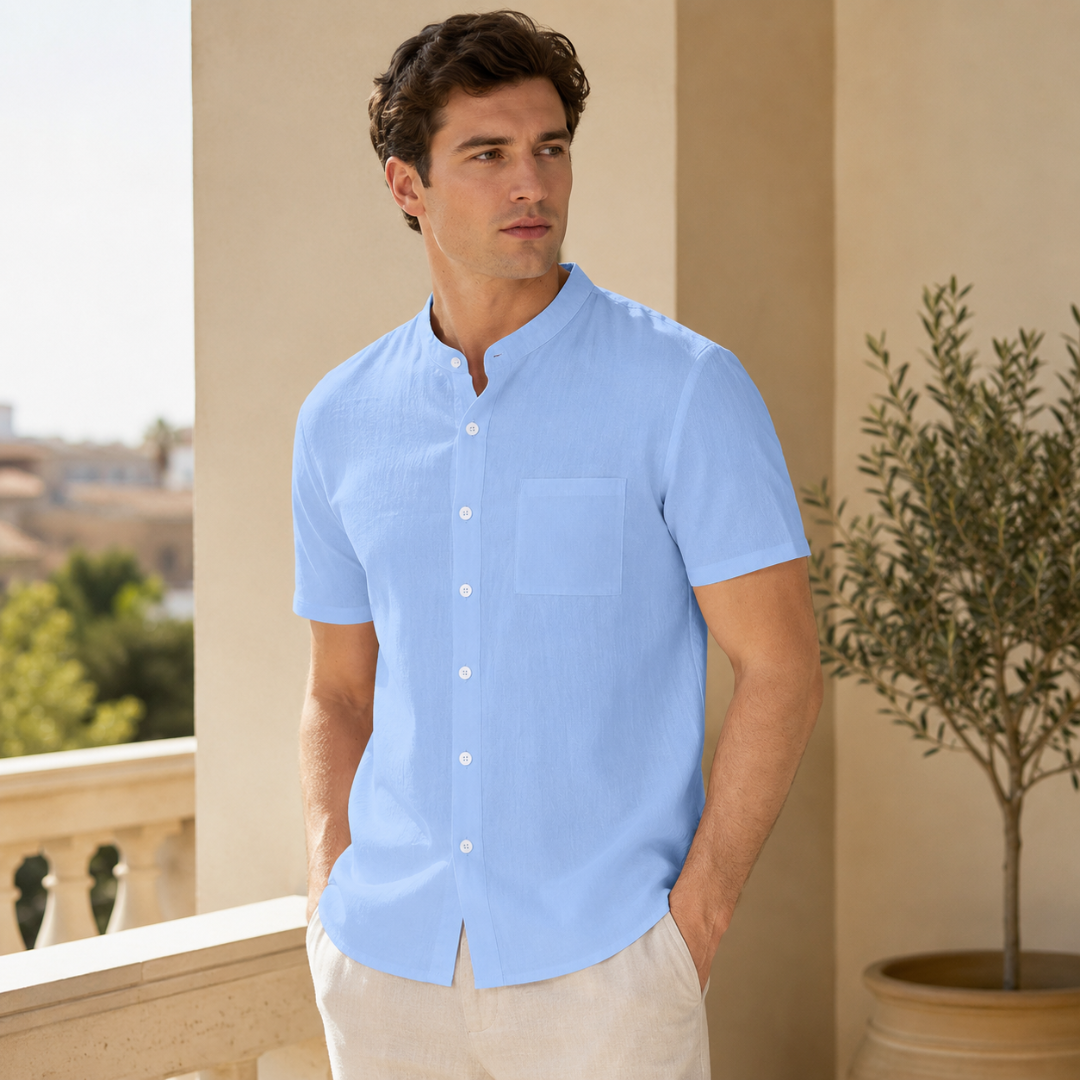 Celrien | Men's Linen Short Sleeve