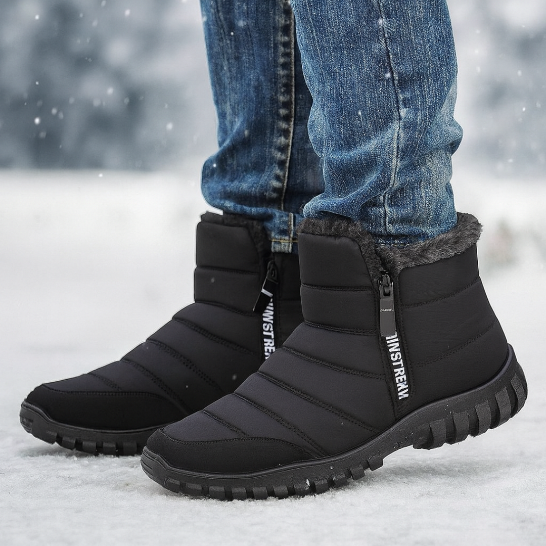 Celrien | FrostTrek Zip Waterproof Men's Winter Boots