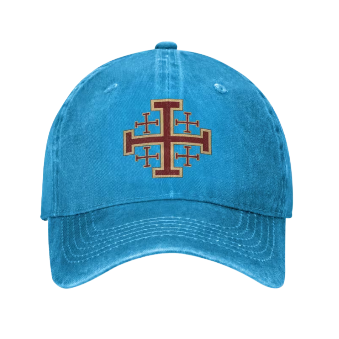 Celrien | Crusader Battle Shield Heraldry Jerusalem Cross Classic Cap