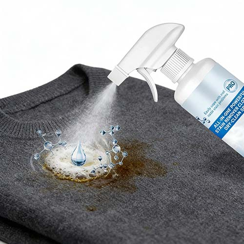 Non-Ionic Laundry Emulsifying Spray Garment Stain Pre-Treatment Spray Gentle Stain Remover Laundry Helper