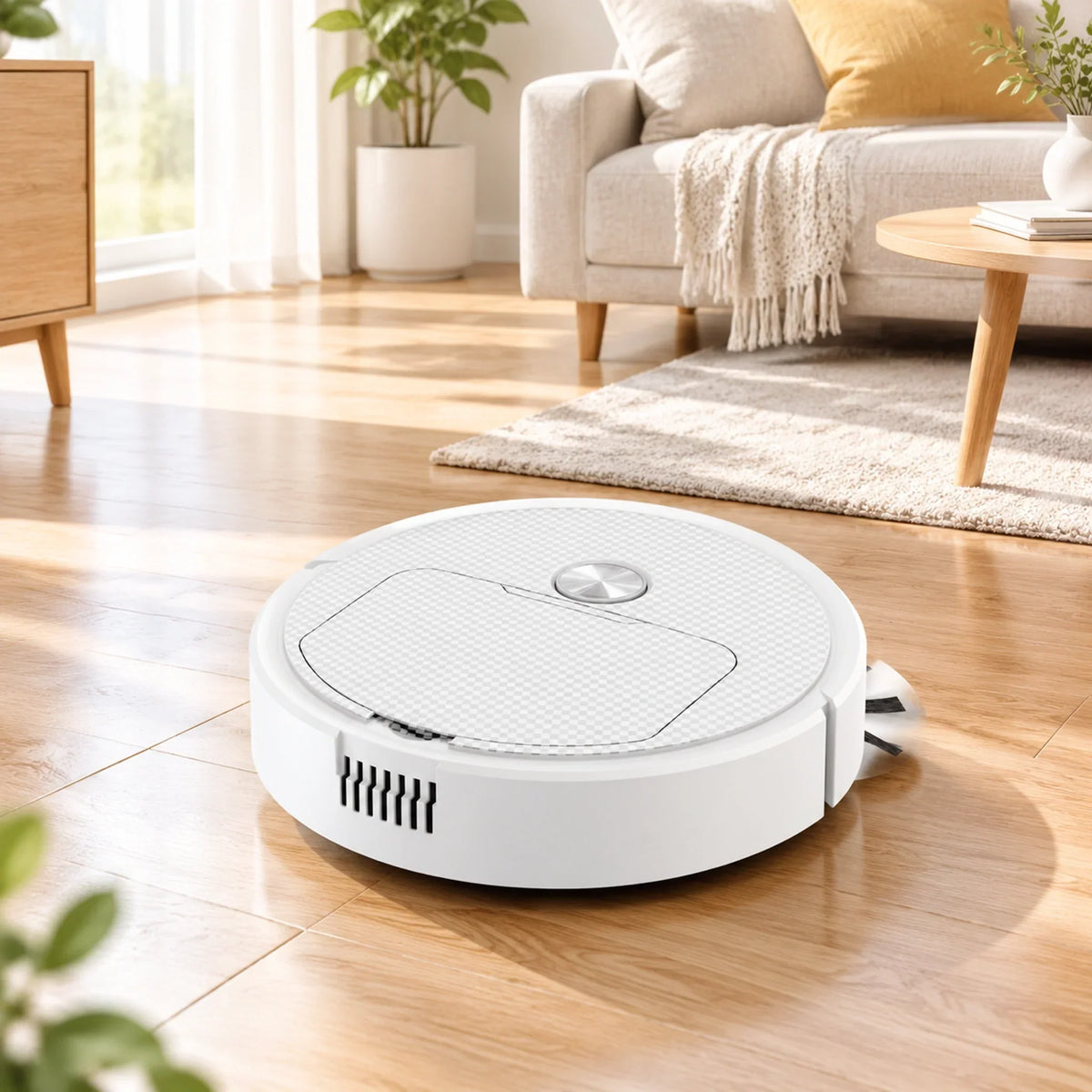 3-in-1 Robot Vacuum with Mop, USB Charging and Cordless Operation