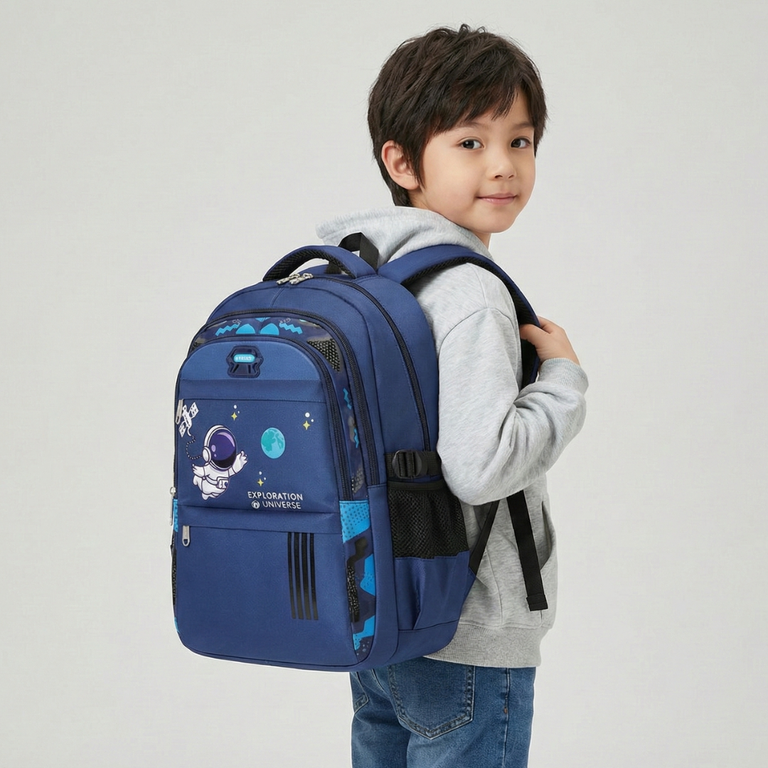 Celrien | AstroVibe Waterproof Polyester School Backpack