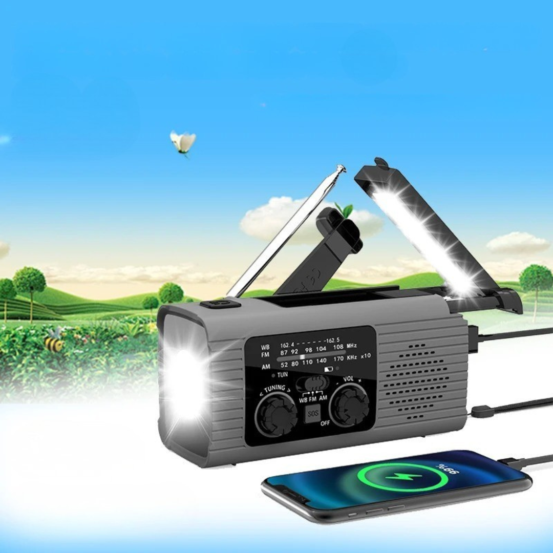 Celrien | LuminCrank Hand Crank Emergency Radio