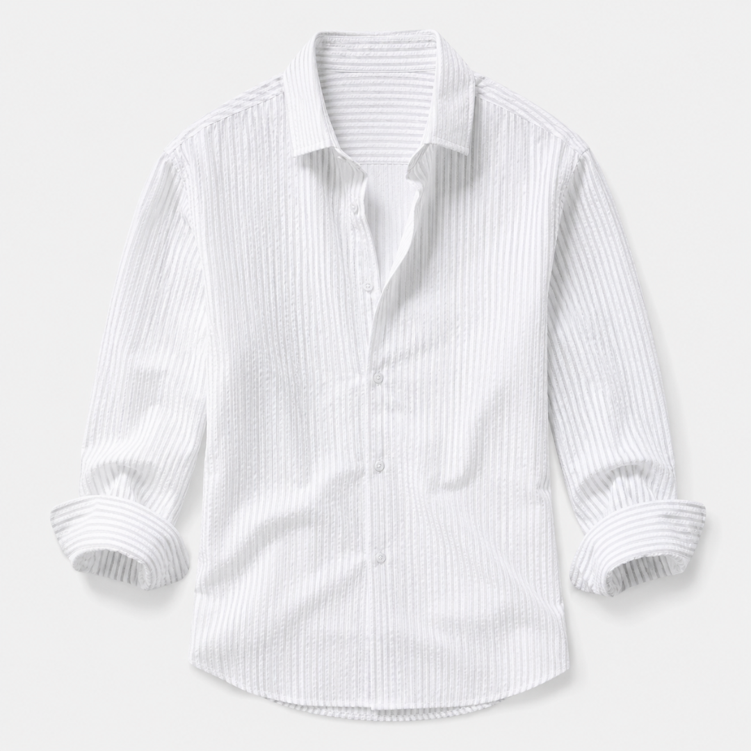 Celrien | Men’s Non-Wrinkle Striped Shirt for Business Casual Wear