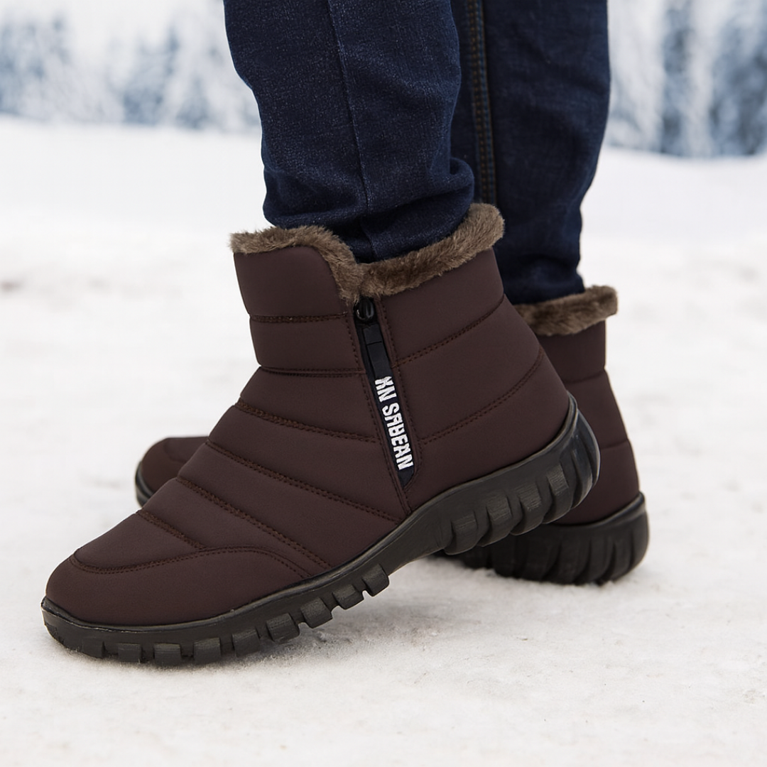 Celrien | FrostTrek Zip Waterproof Men's Winter Boots