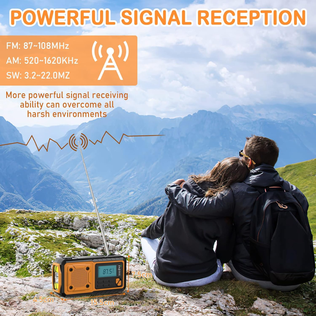 Celrien | Solavox Portable Emergency Crank Radio