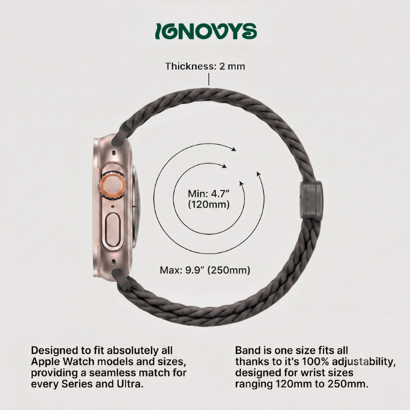 Braided Magnetic Band