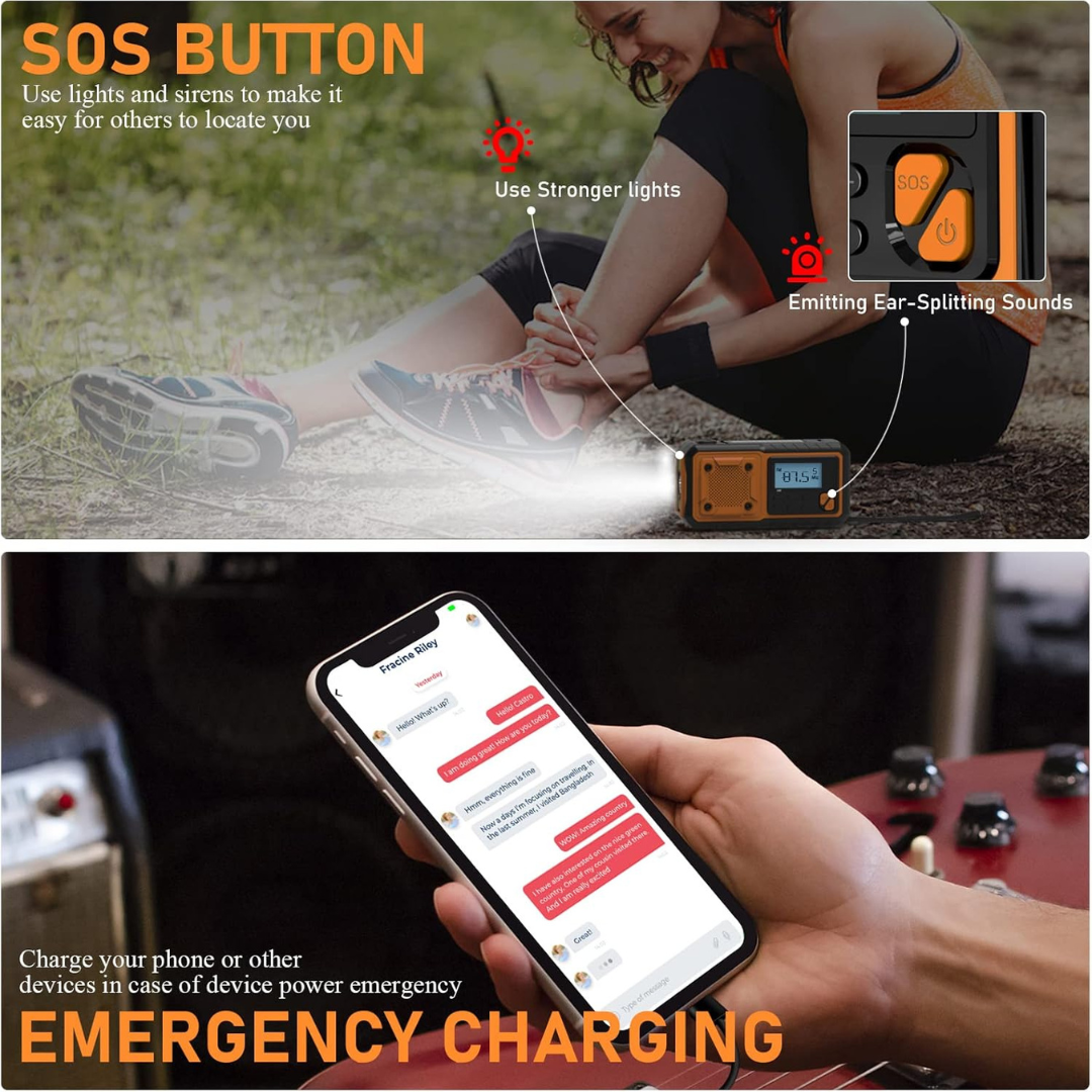 Celrien | Solavox Portable Emergency Crank Radio