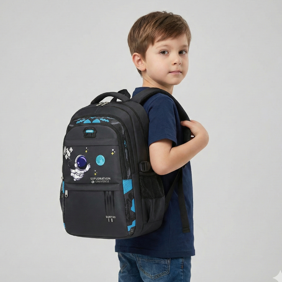 Celrien | AstroVibe Waterproof Polyester School Backpack