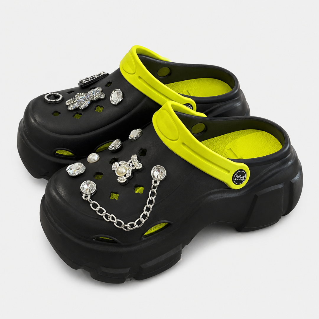 Celrien | Florastep Chunky Platform Summer Clogs