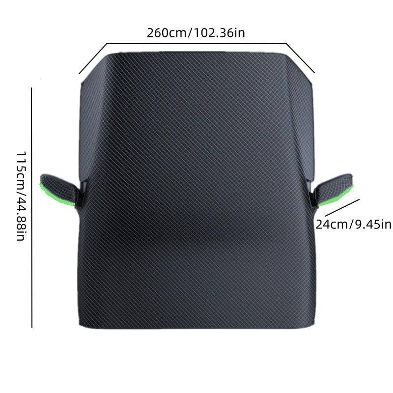 Windshield Anti-Snow & Anti-Frost Cover with Mirror Protection
