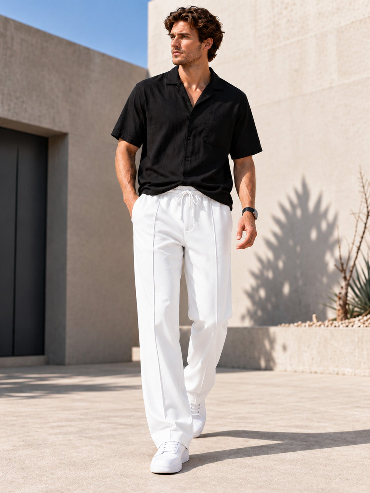 Casual Loose Fit Sports Trousers for Men