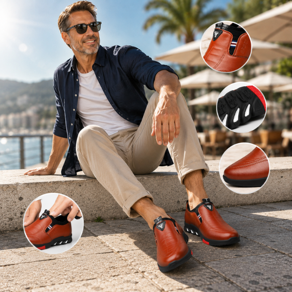 Men's Elegant Shoes with Anti-Slip Sole