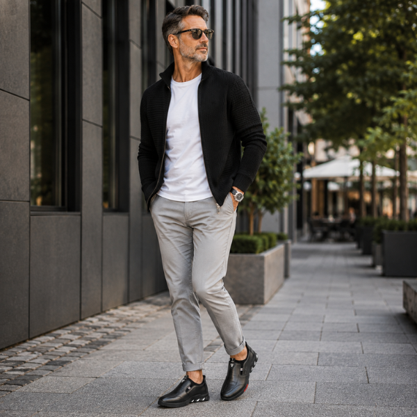Men's Elegant Shoes with Anti-Slip Sole