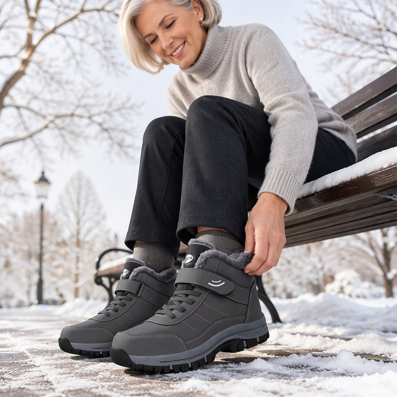 Plush and Thick Cotton Anti-Slip Shoes