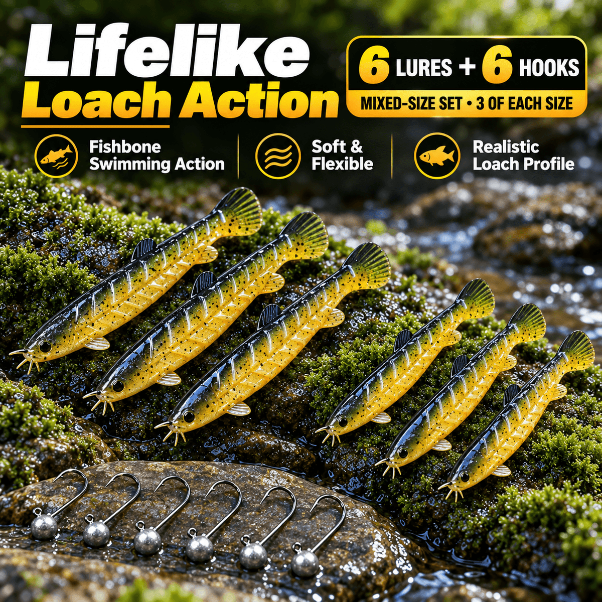 Jointed Soft Loach Lure