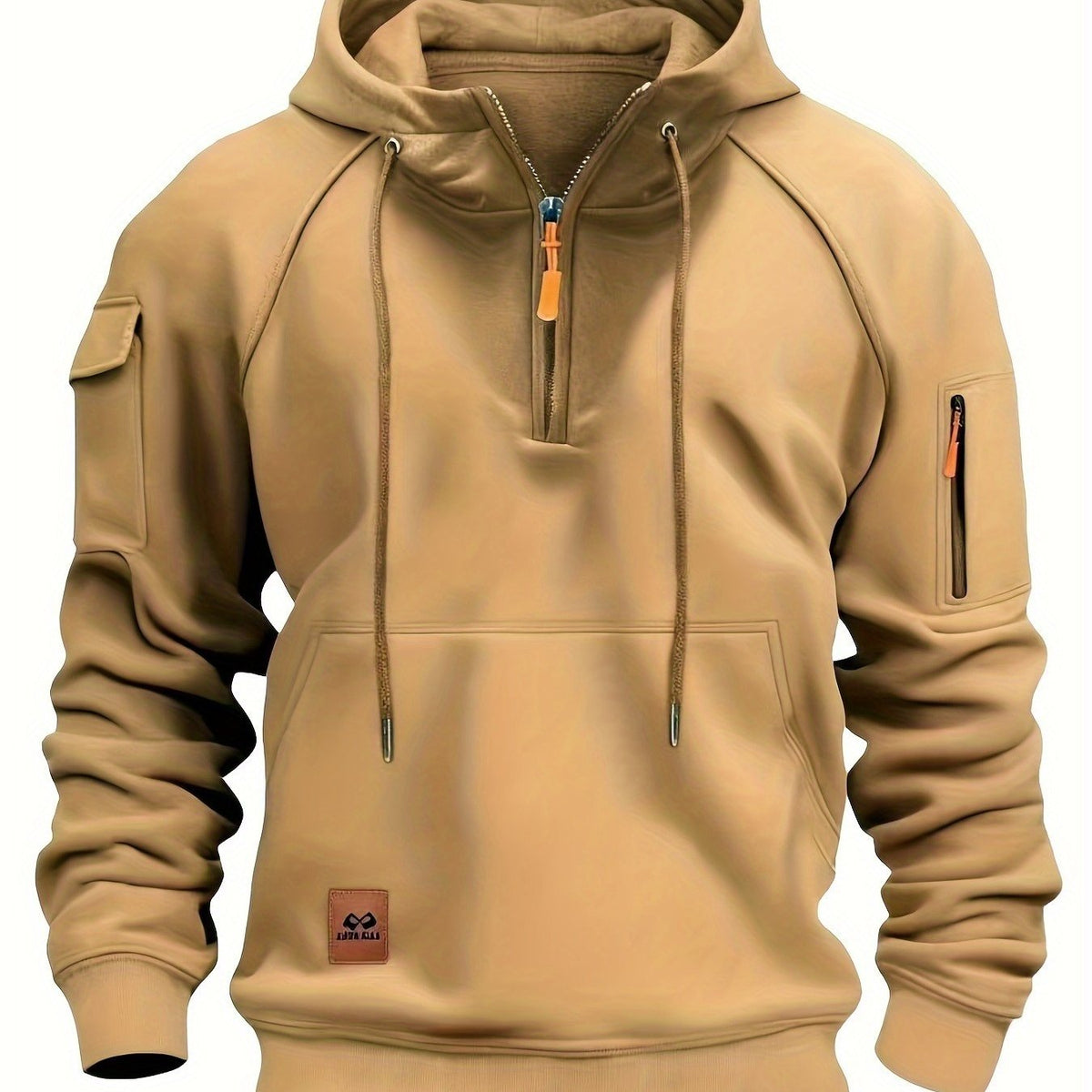 Rugged Quarter-Zip Hoodie