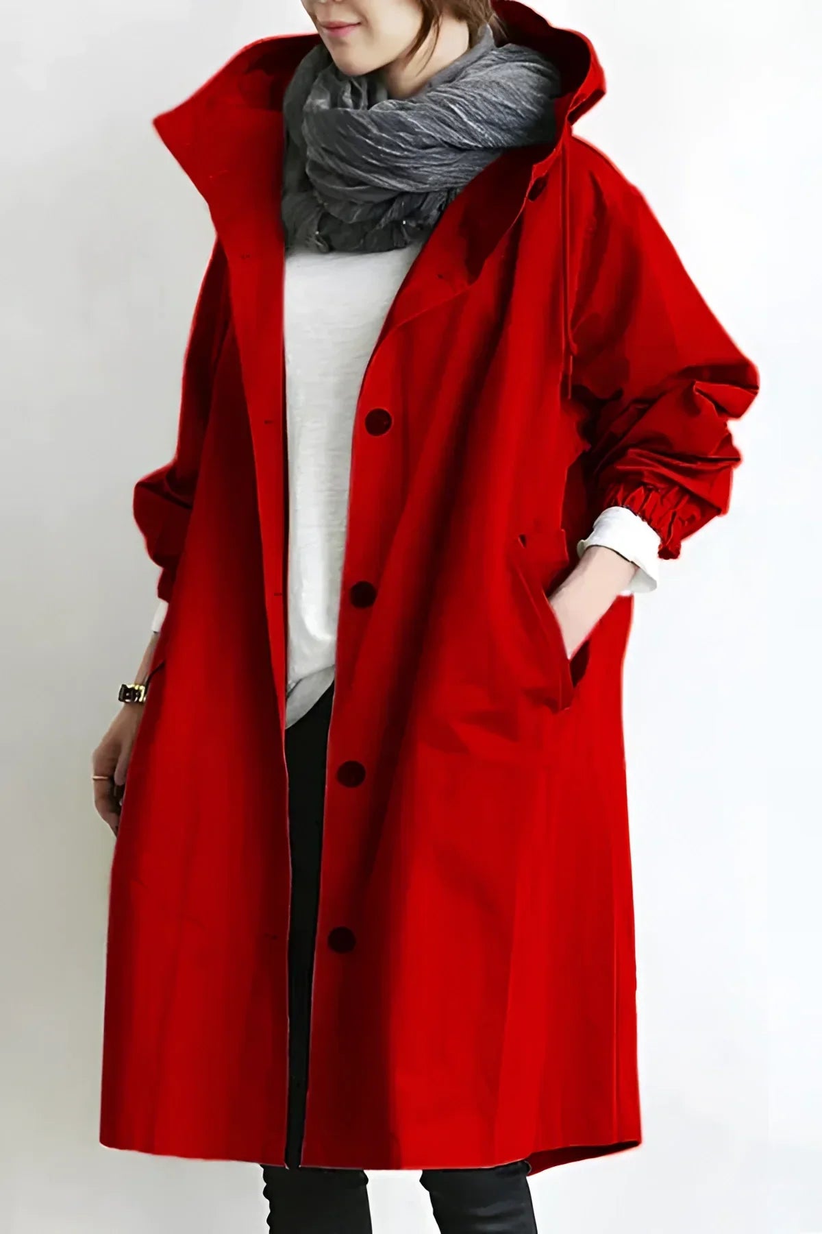 Women's Waterproof Oversized Trench Coat