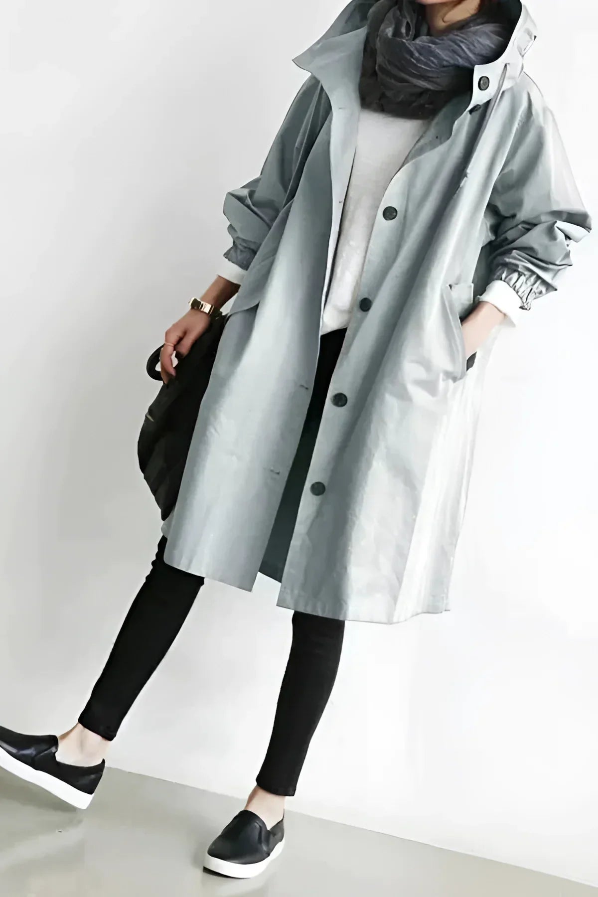 Women's Waterproof Oversized Trench Coat