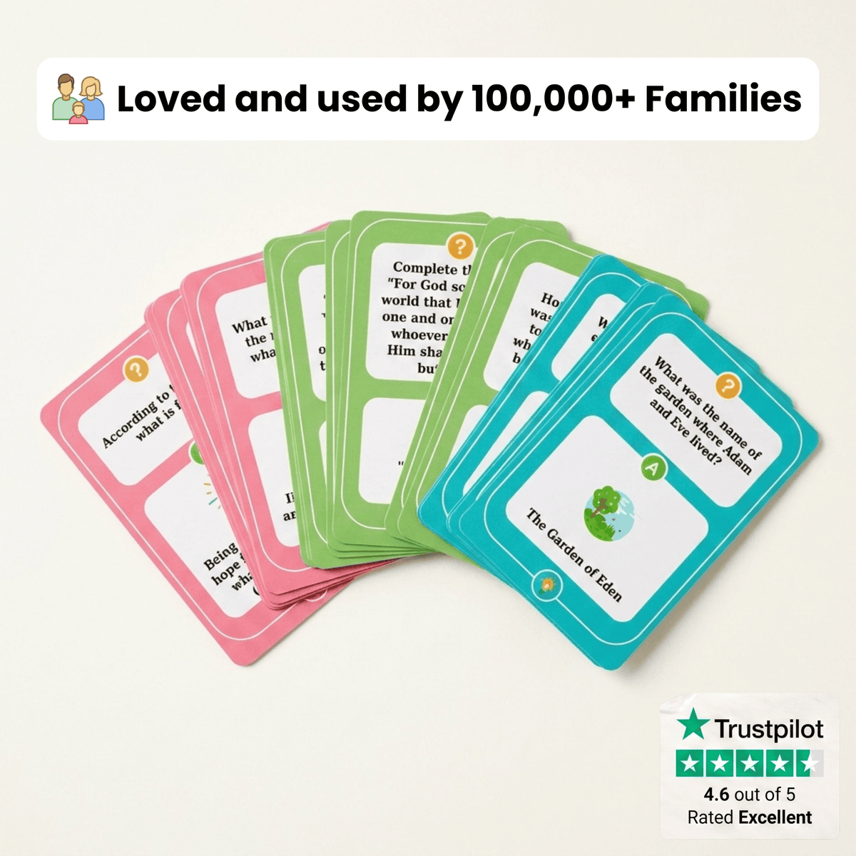 Bible Trivia Game for Kids & Families | 100+ Questions