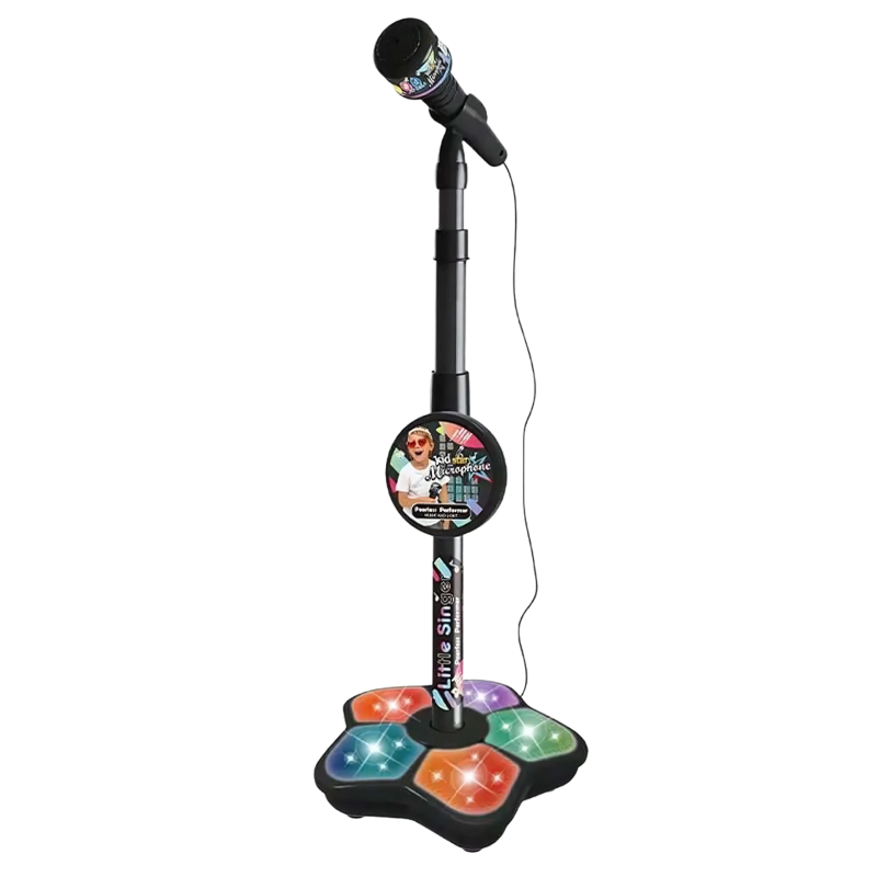 Glowing Footlights Karaoke Microphone