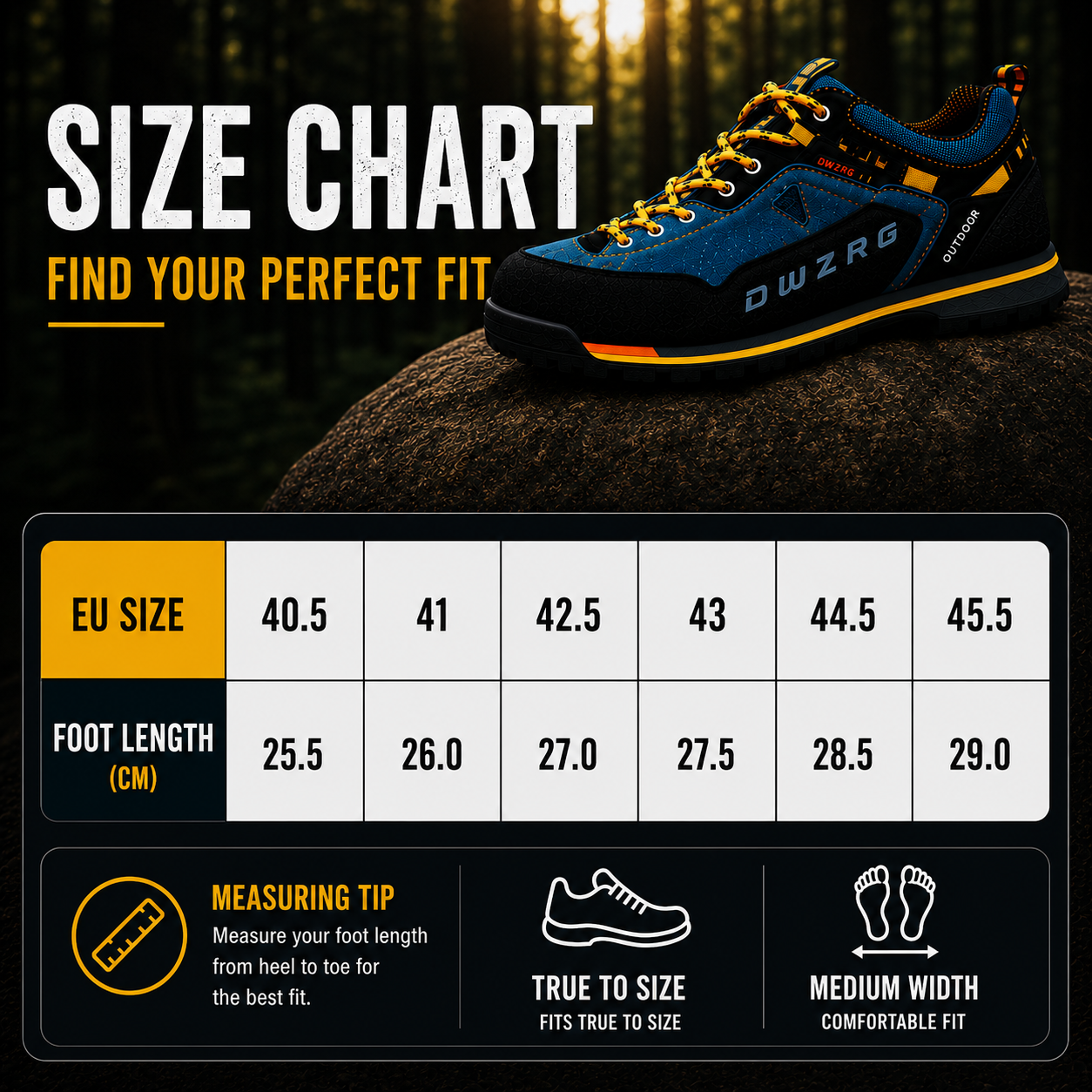 Celrien | Gripholt Waterproof Lace-Up Outdoor Hiking Shoes