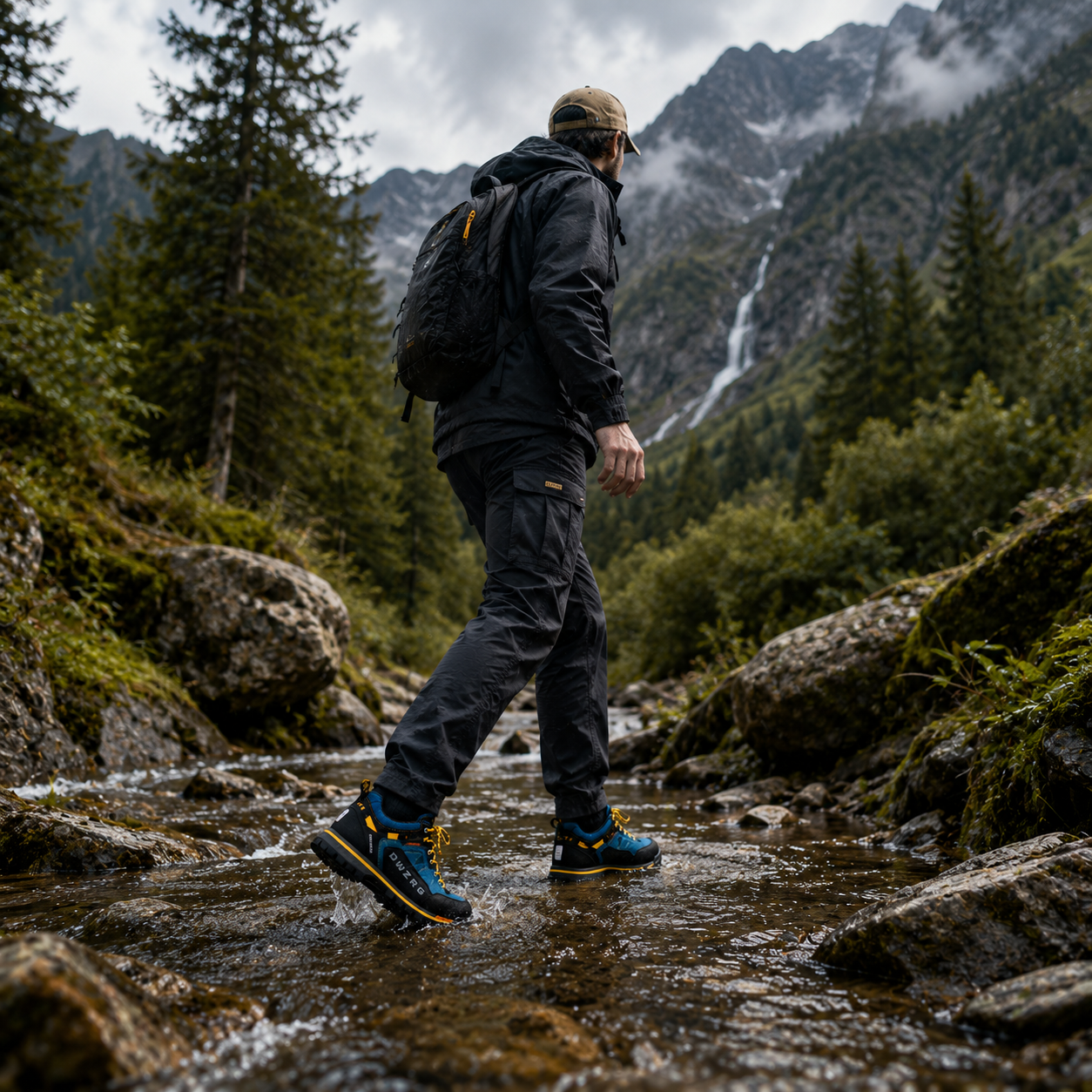 Celrien | Gripholt Waterproof Lace-Up Outdoor Hiking Shoes