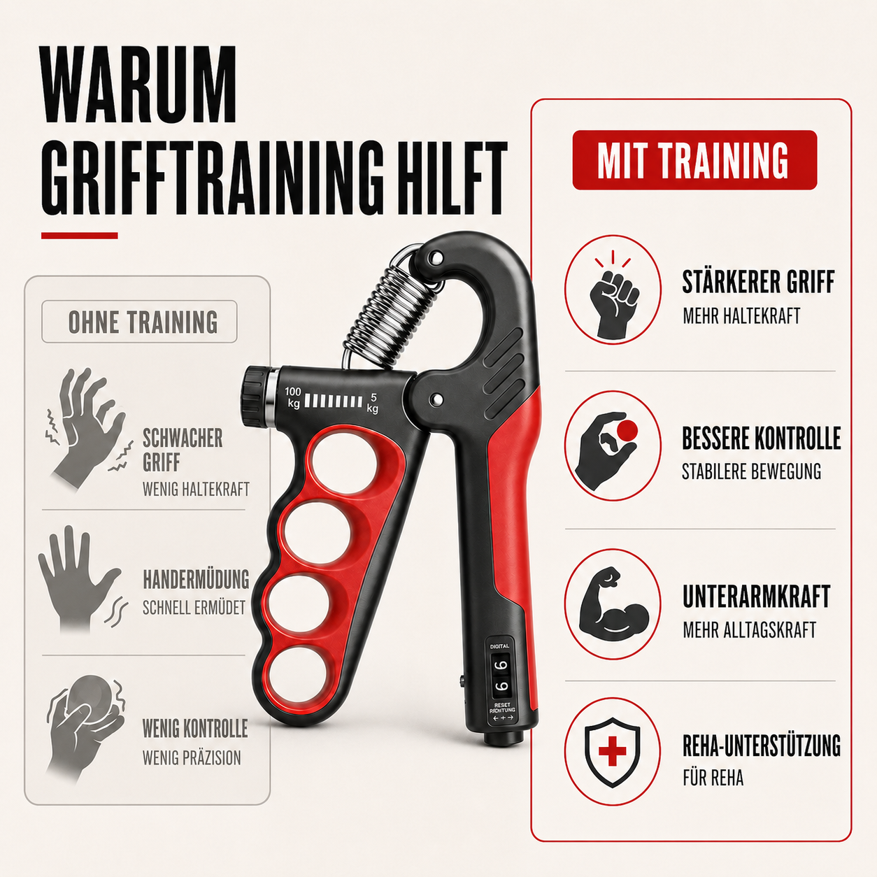Celrien | Grippora Adjustable Metal Hand Trainer