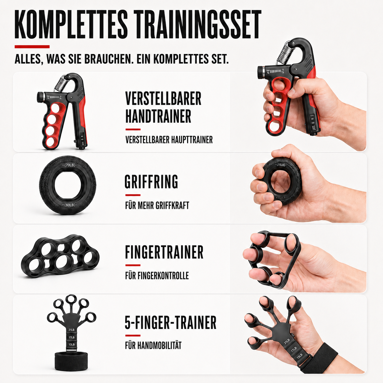 Celrien | Grippora Adjustable Metal Hand Trainer