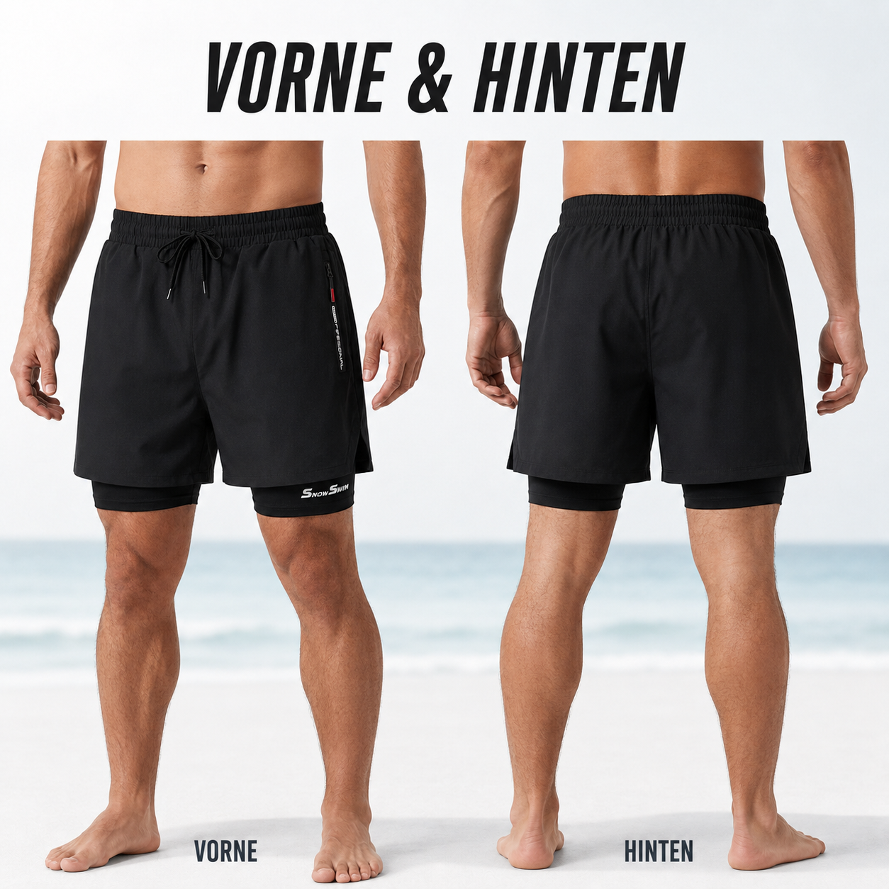 Celrien | Mariswift Swim Shorts with Double Layer
