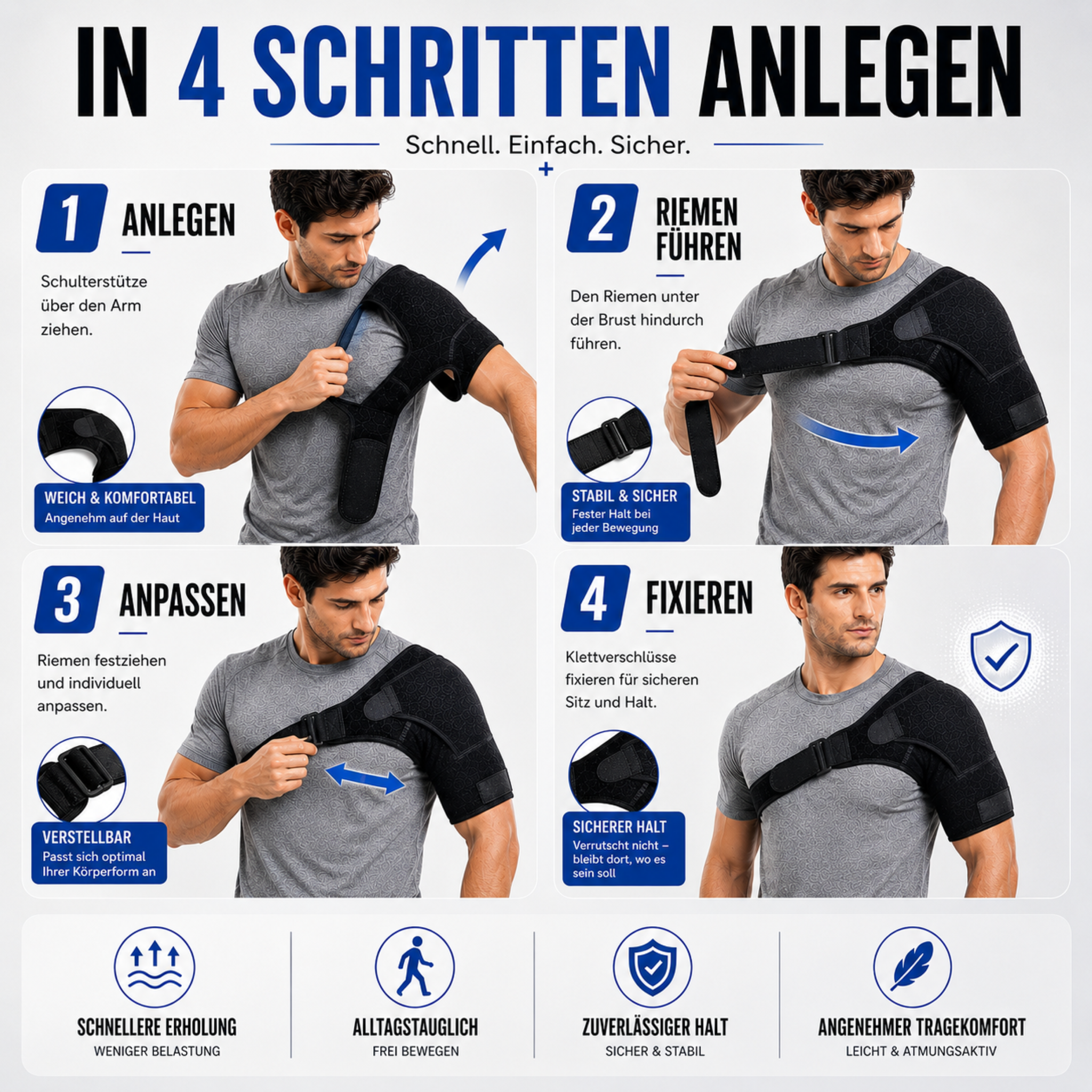 Celrien | Shouldrax Adjustable Shoulder Support