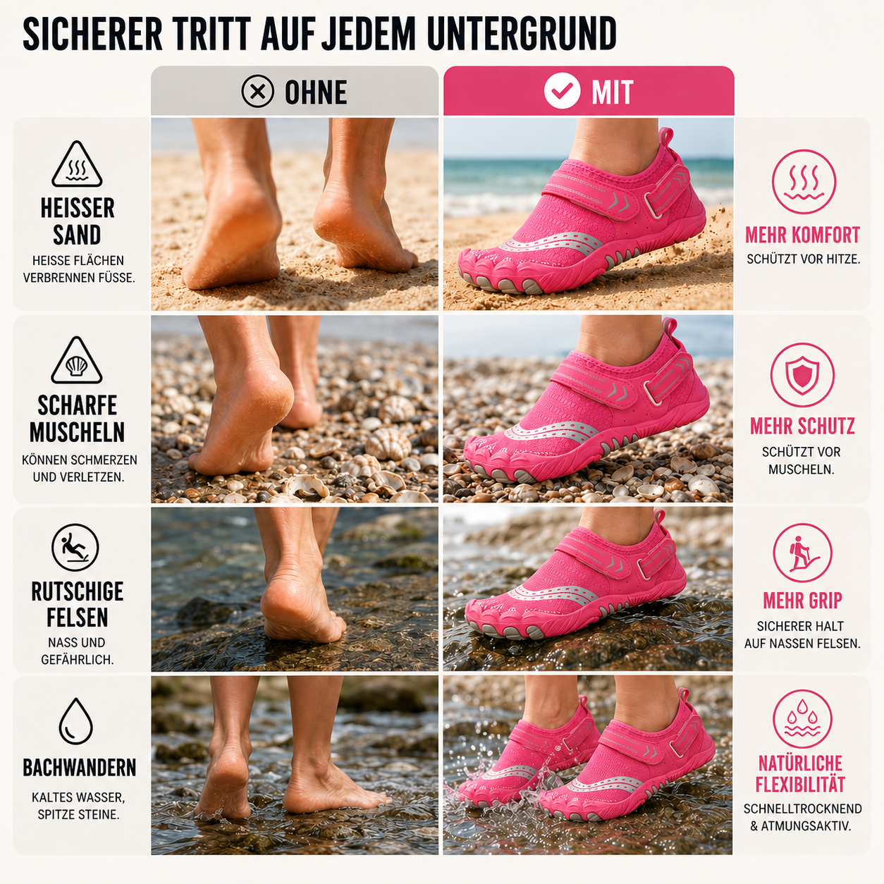 Celrien | Trekvar Breathable Mesh Outdoor Water Shoes