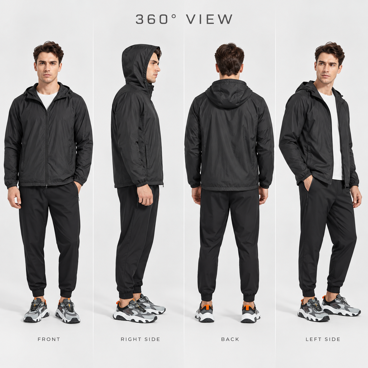 Celrien | AeroShield Lightweight Hooded Men's Windbreaker