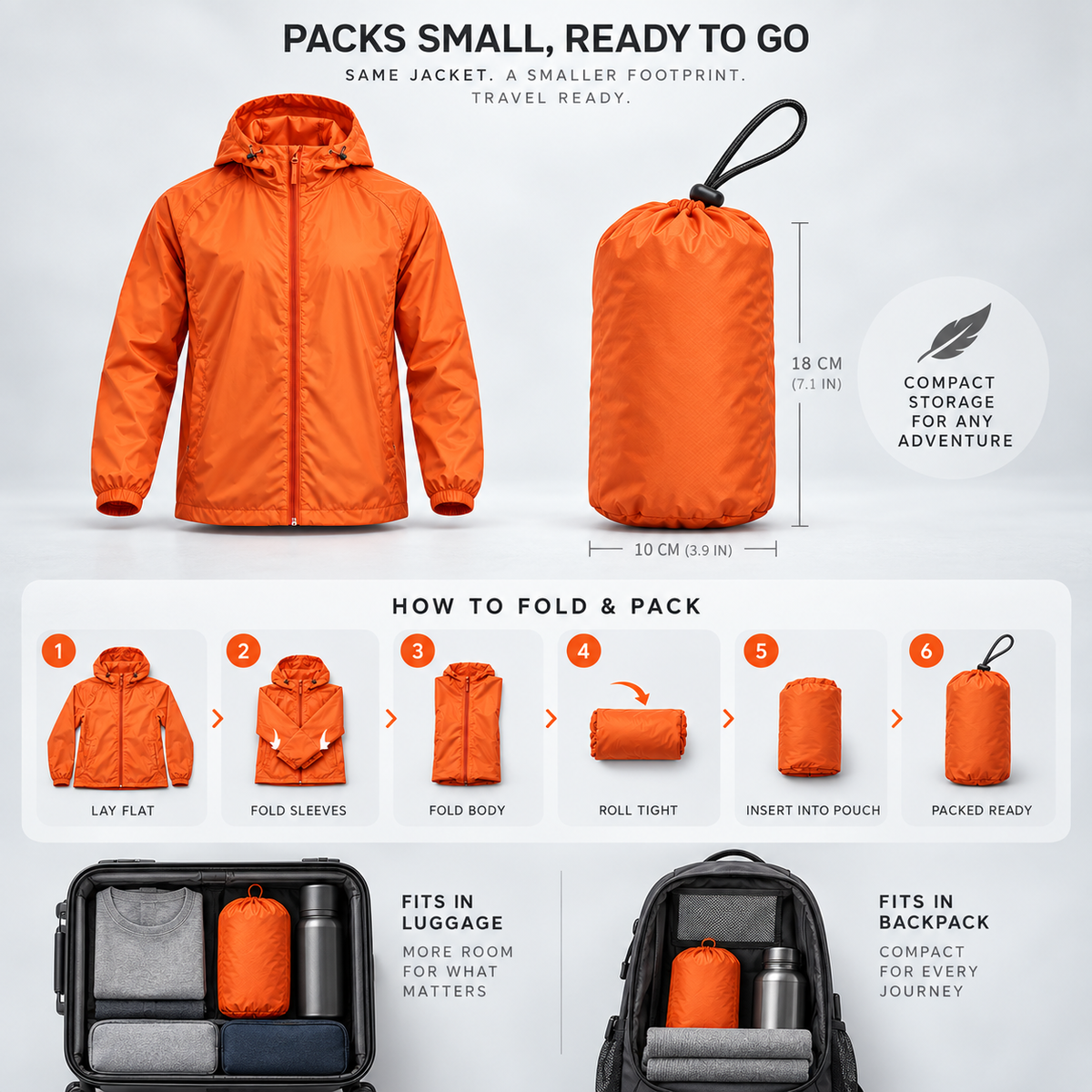 Celrien | AeroShield Lightweight Hooded Men's Windbreaker