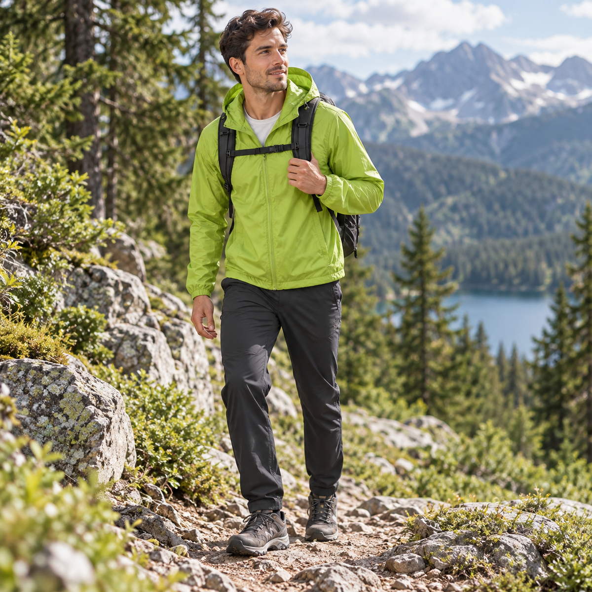 Celrien | AeroShield Lightweight Hooded Men's Windbreaker