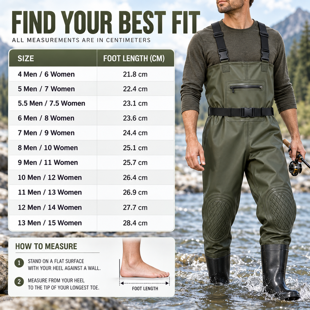 Celrien | Aquarid Breathable Fishing Chest Waders