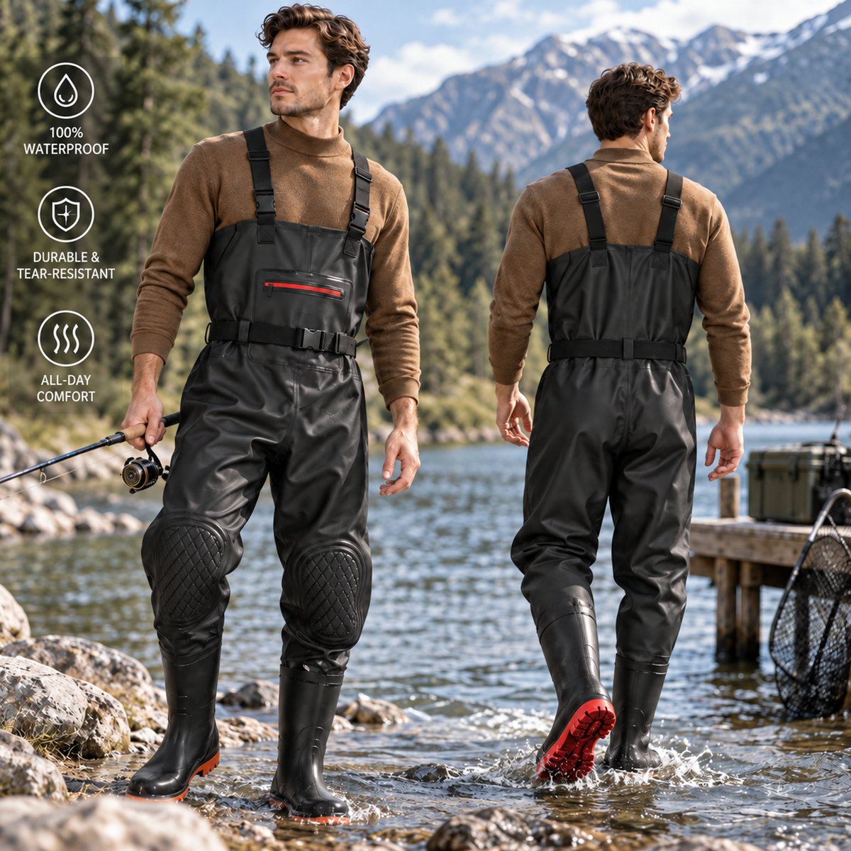 Celrien | Aquarid Breathable Fishing Chest Waders