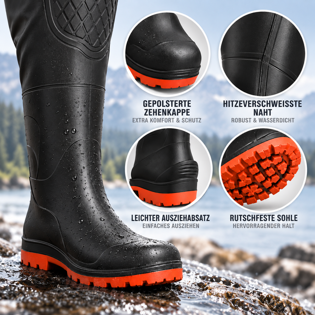 Celrien | Aquarid Breathable Fishing Chest Waders