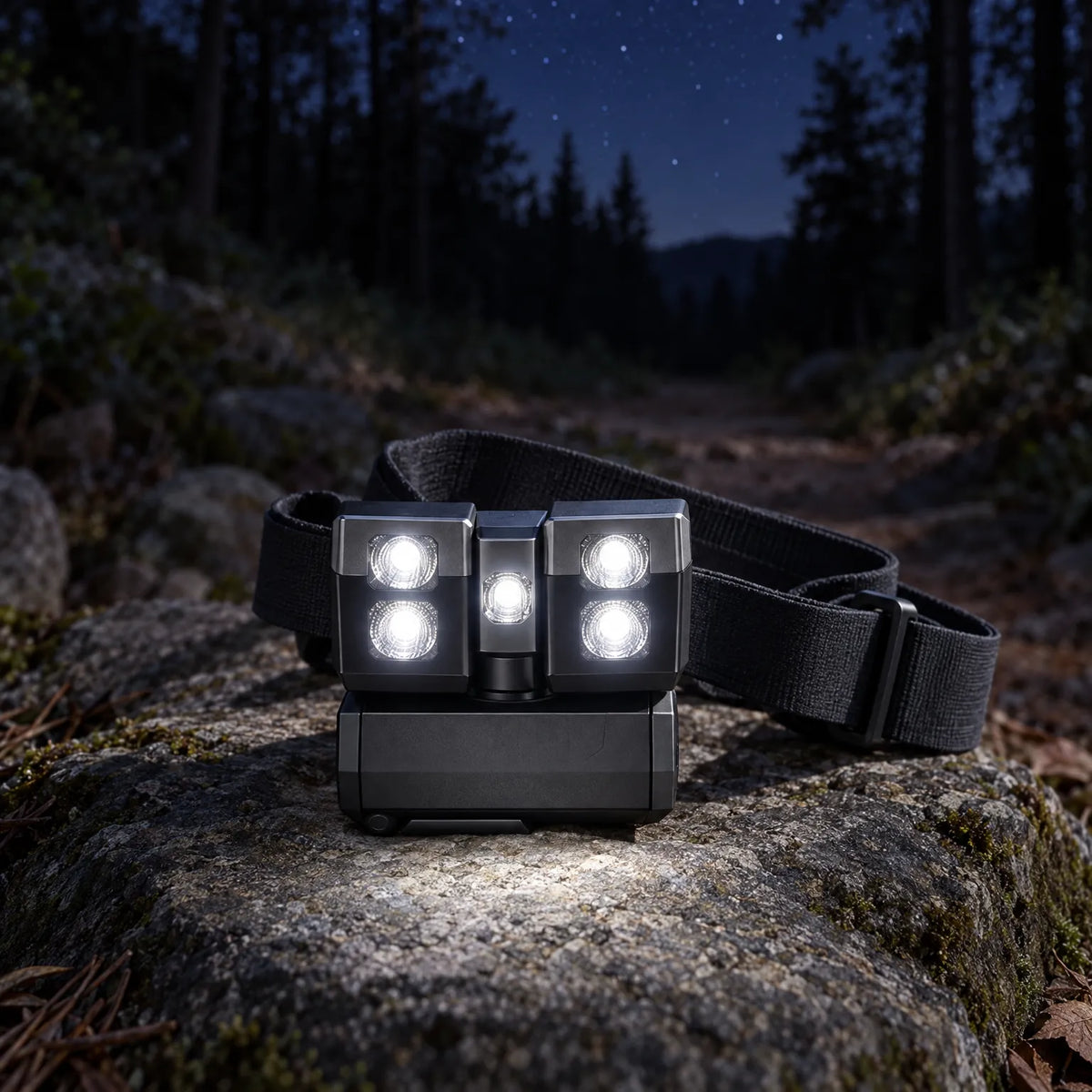 Celrien | BeamStrider 5-LED Rechargeable Headlamp