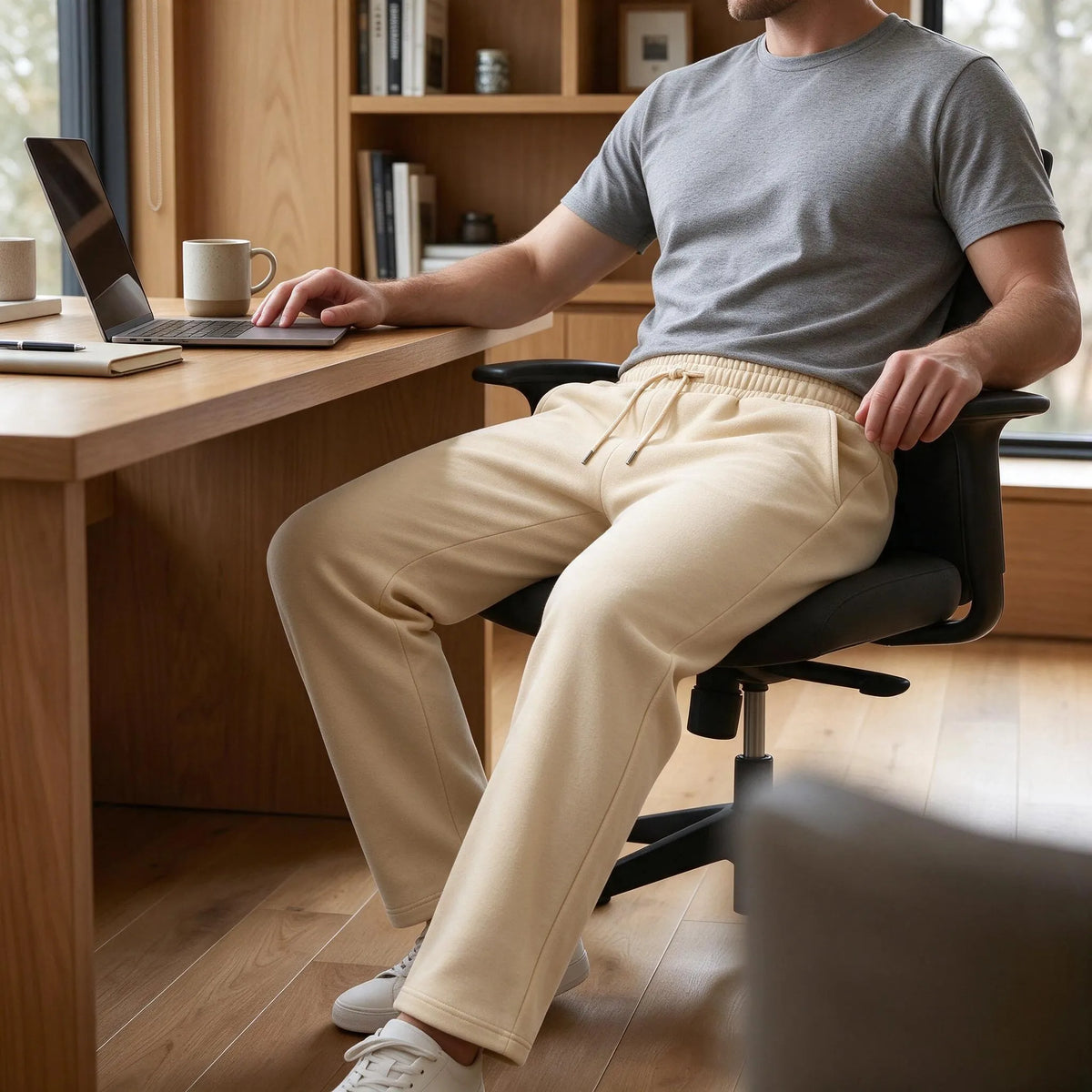 Celrien | Calovate Men Casual Straight Leg Fleece Sweatpants