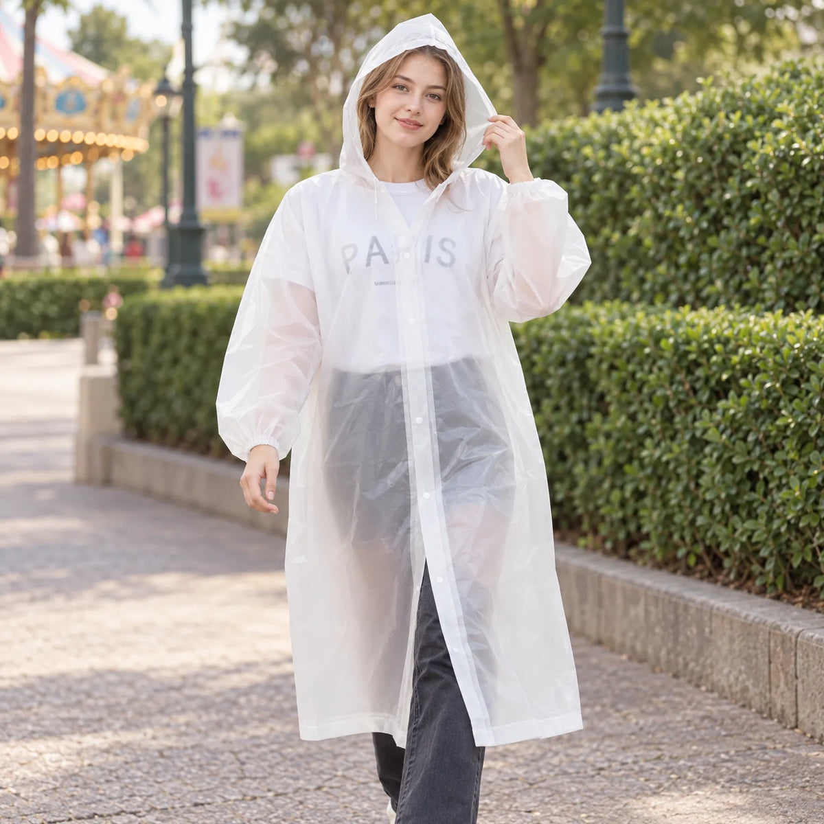 Celrien | Drenchly Hooded Travel Poncho Coat