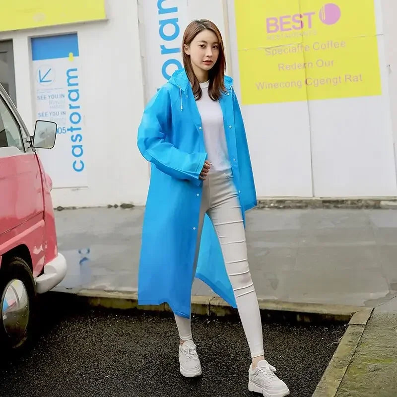 Celrien | Drenchly Hooded Travel Poncho Coat