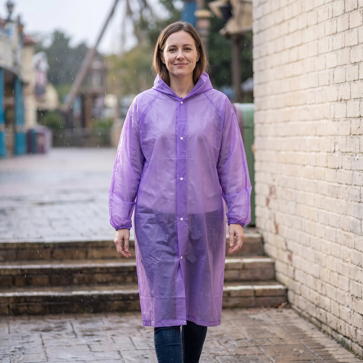 Celrien | Drenchly Hooded Travel Poncho Coat