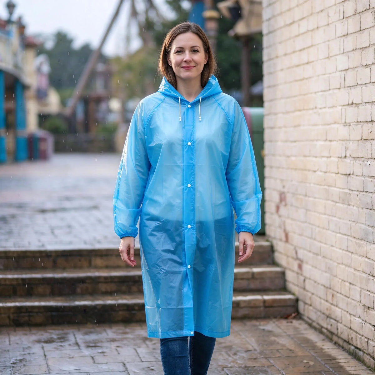 Celrien | Drenchly Hooded Travel Poncho Coat