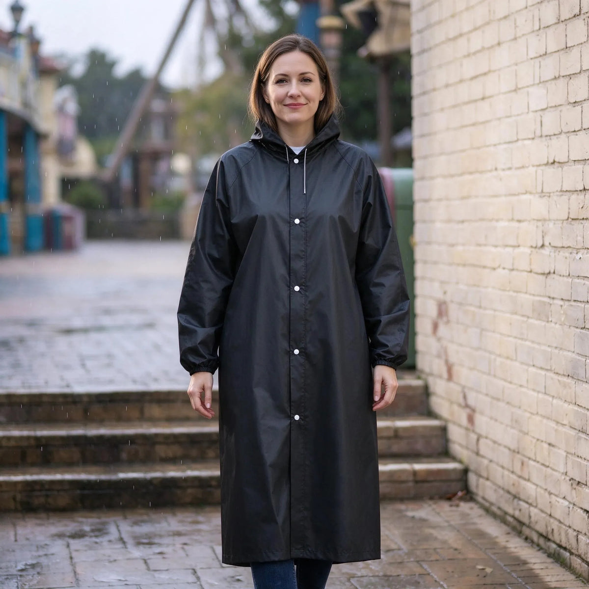 Celrien | Drenchly Hooded Travel Poncho Coat