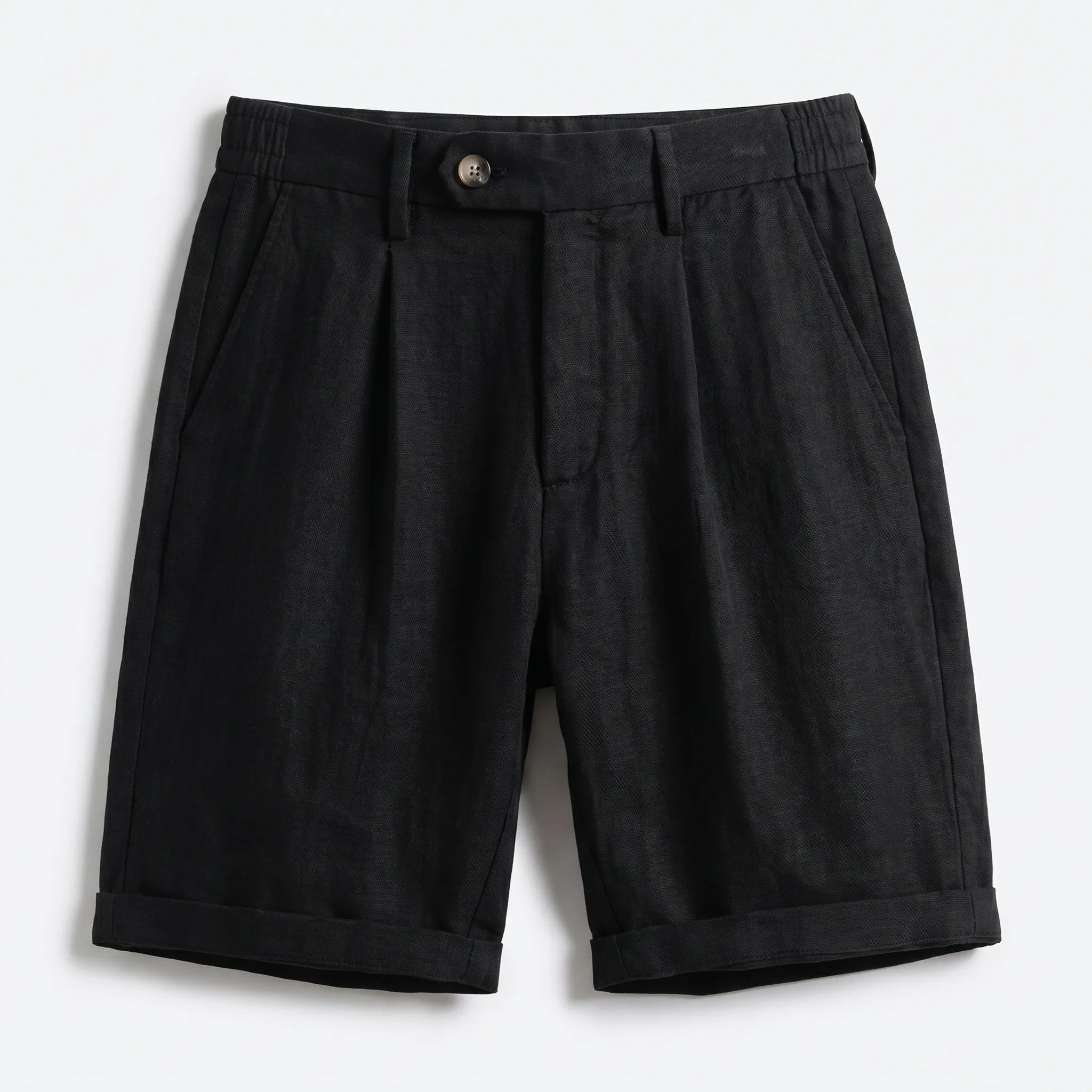 Celrien | Elastic Waist Multi-Pocket Shorts